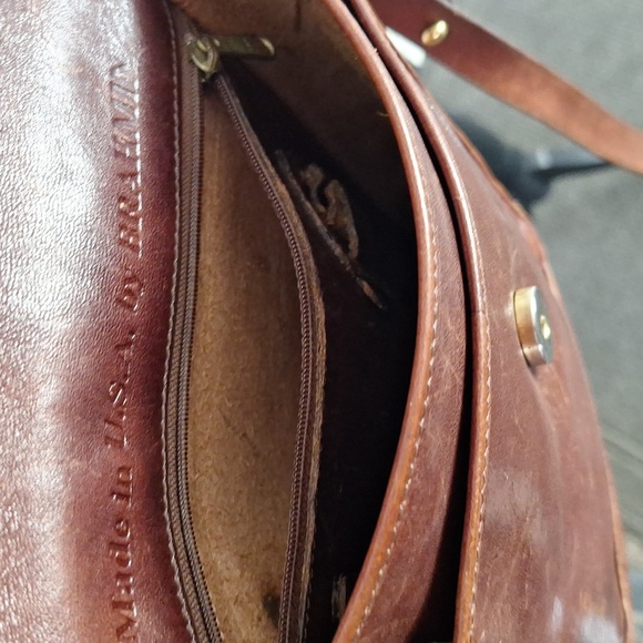 Brahmin Brown Leather Crossbody Bag - Picture 8 of 15
